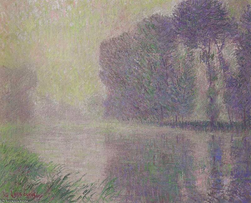 Wikioo.org - The Encyclopedia of Fine Arts - Painting, Artwork by Gustave Loiseau - By the River Eure