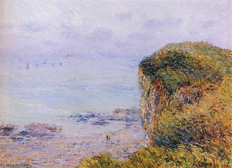 WikiOO.org - Encyclopedia of Fine Arts - Maľba, Artwork Gustave Loiseau - Cliffs of Puy
