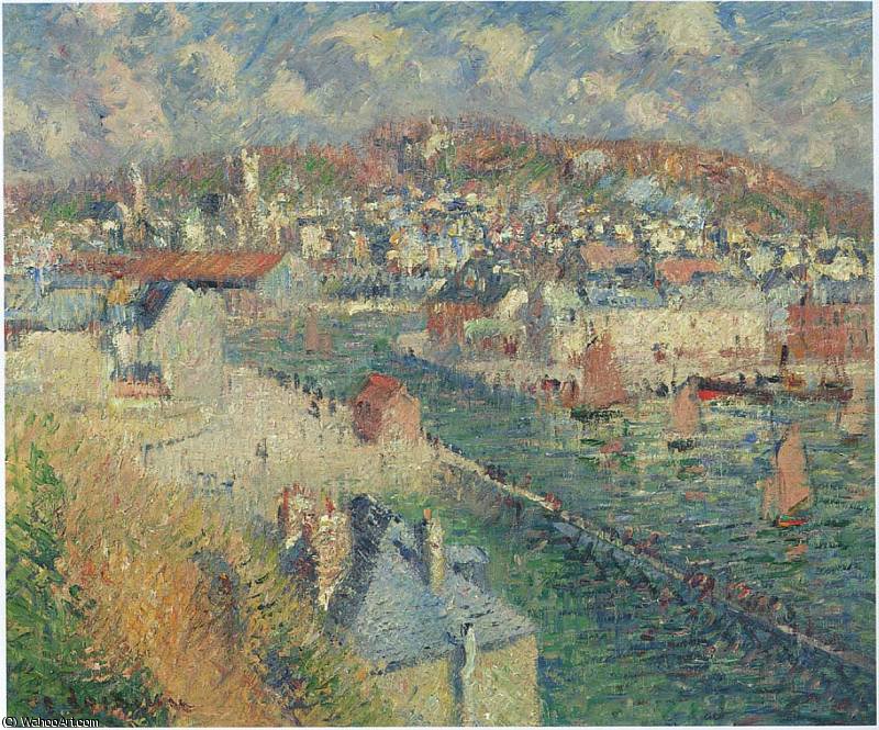Wikioo.org - The Encyclopedia of Fine Arts - Painting, Artwork by Gustave Loiseau - Port of Fecamp