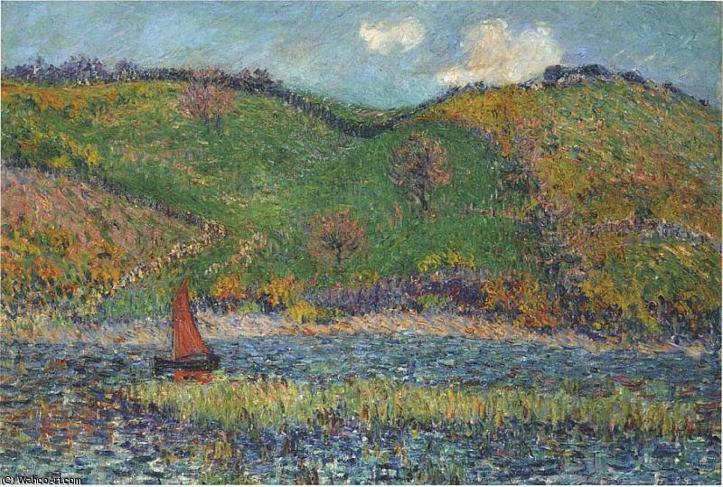 Wikioo.org - The Encyclopedia of Fine Arts - Painting, Artwork by Gustave Loiseau - the belon river