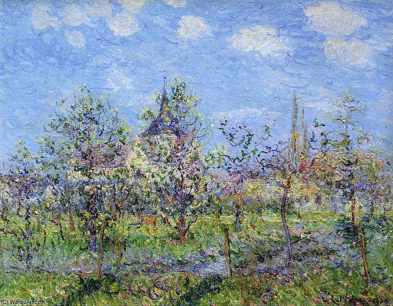 WikiOO.org - Encyclopedia of Fine Arts - Schilderen, Artwork Gustave Loiseau - Trees in Bloom