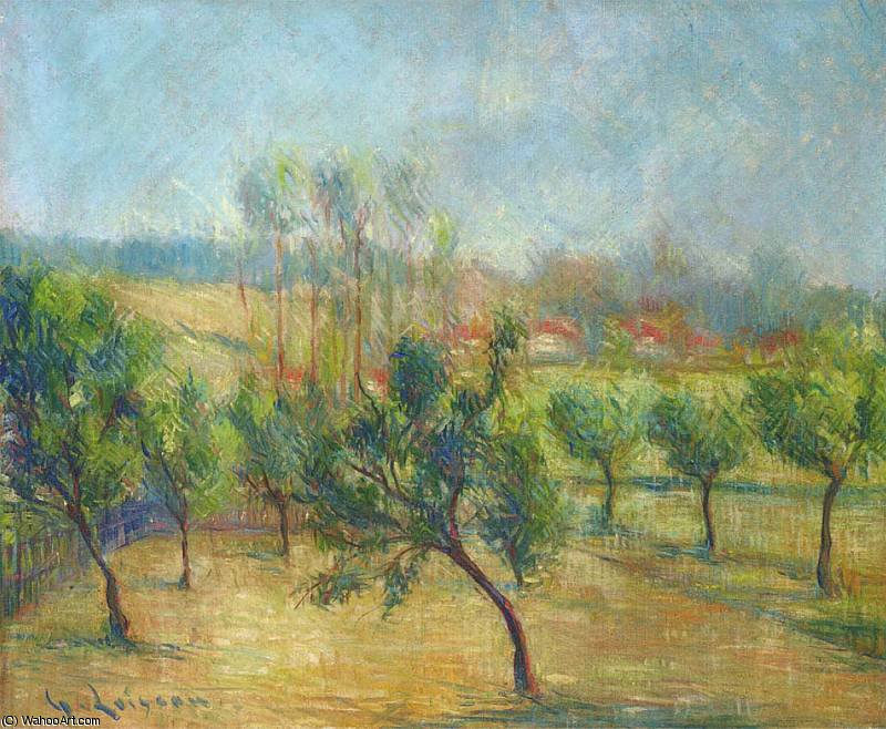 Wikioo.org - The Encyclopedia of Fine Arts - Painting, Artwork by Gustave Loiseau - trees