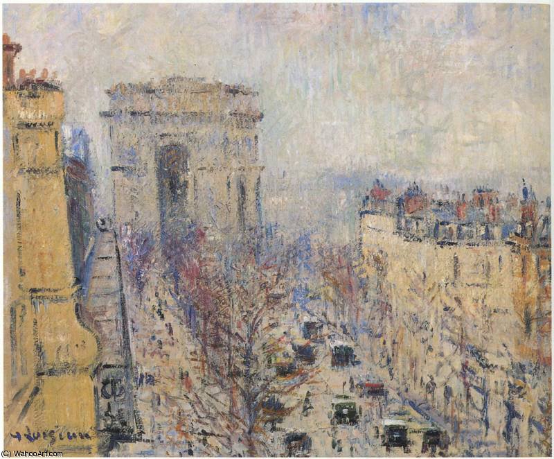 Wikioo.org - The Encyclopedia of Fine Arts - Painting, Artwork by Gustave Loiseau - wagram avenue