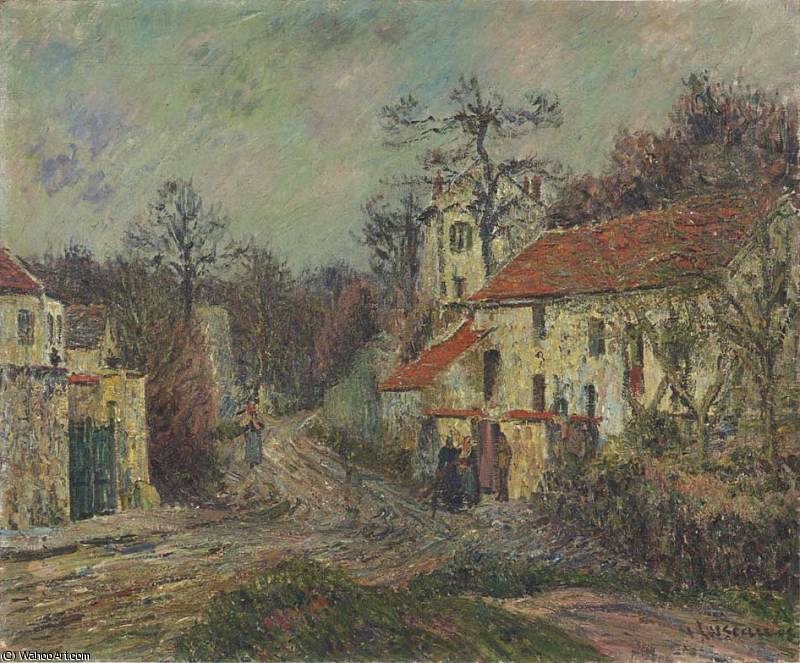 Wikioo.org - The Encyclopedia of Fine Arts - Painting, Artwork by Gustave Loiseau - Winter in Chaponival
