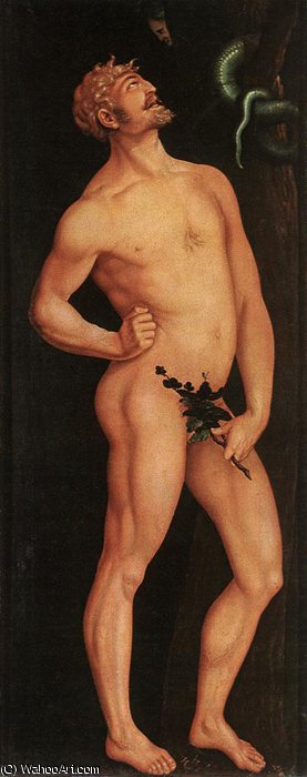 WikiOO.org - Encyclopedia of Fine Arts - Maleri, Artwork Hans Baldung - adam