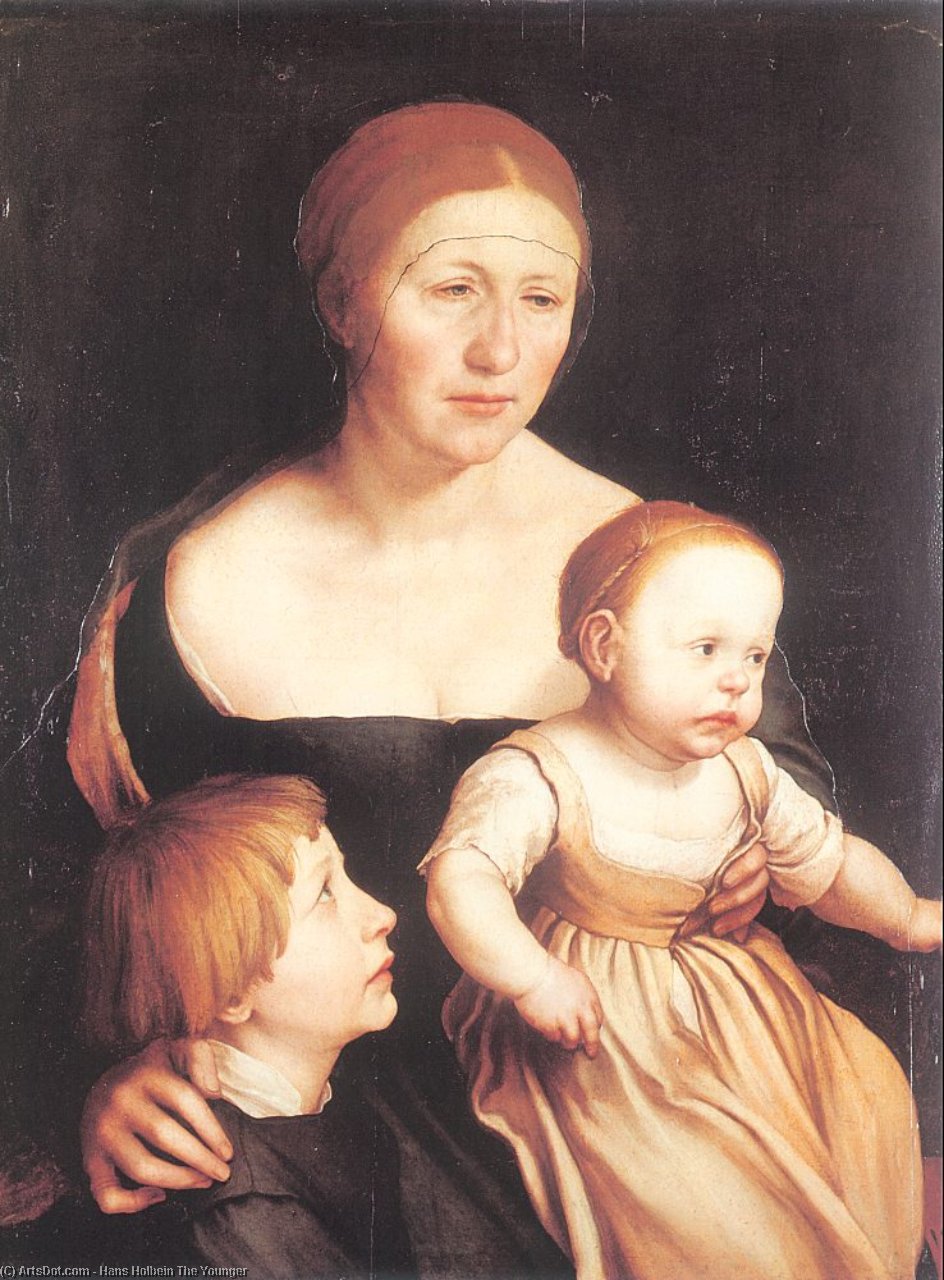 Wikioo.org - Die Enzyklopädie bildender Kunst - Malerei, Kunstwerk von Hans Holbein The Younger - künstler familiäre