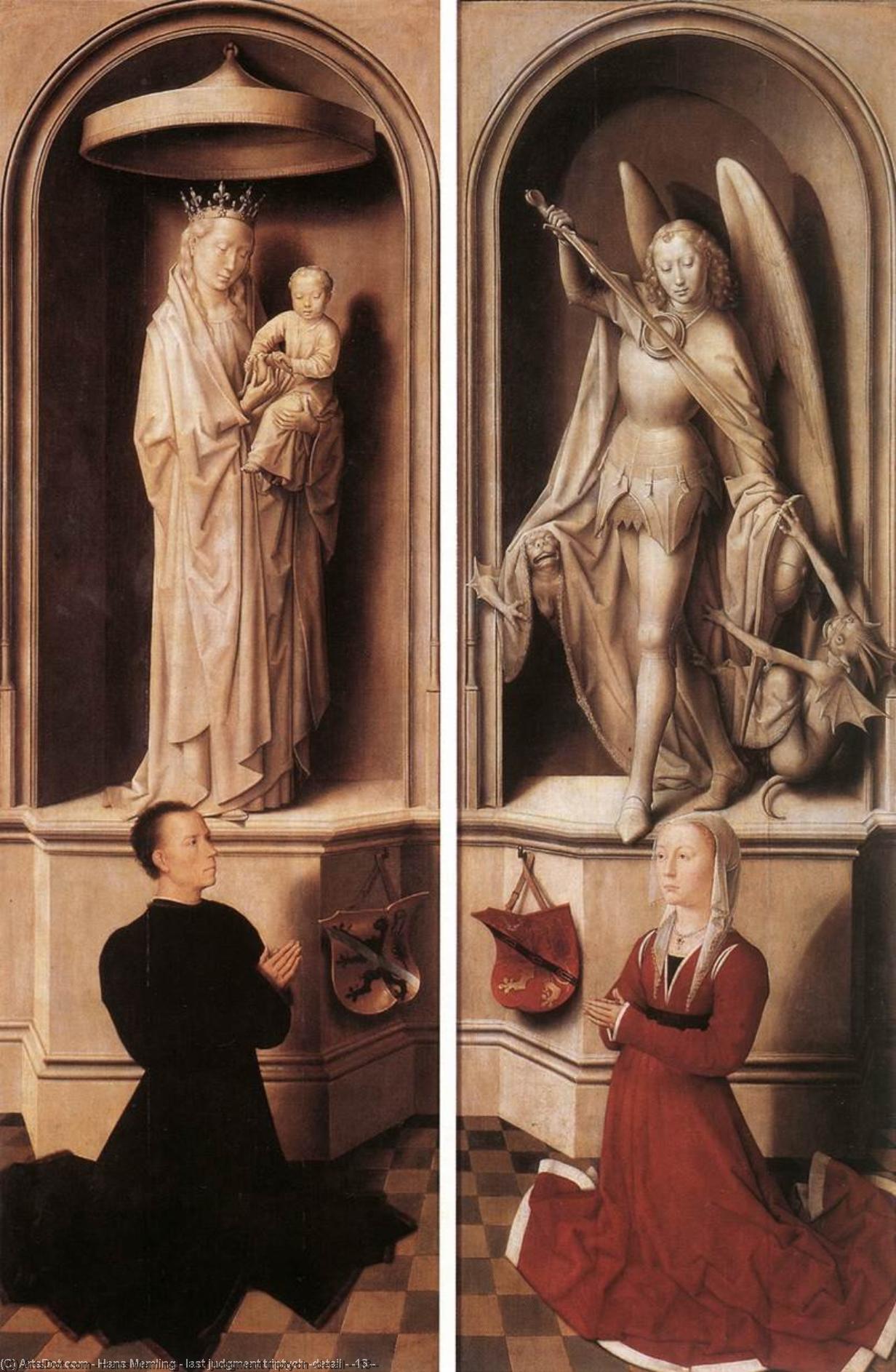 WikiOO.org - Енциклопедія образотворчого мистецтва - Живопис, Картини
 Hans Memling - last judgment triptych (detail - (13))