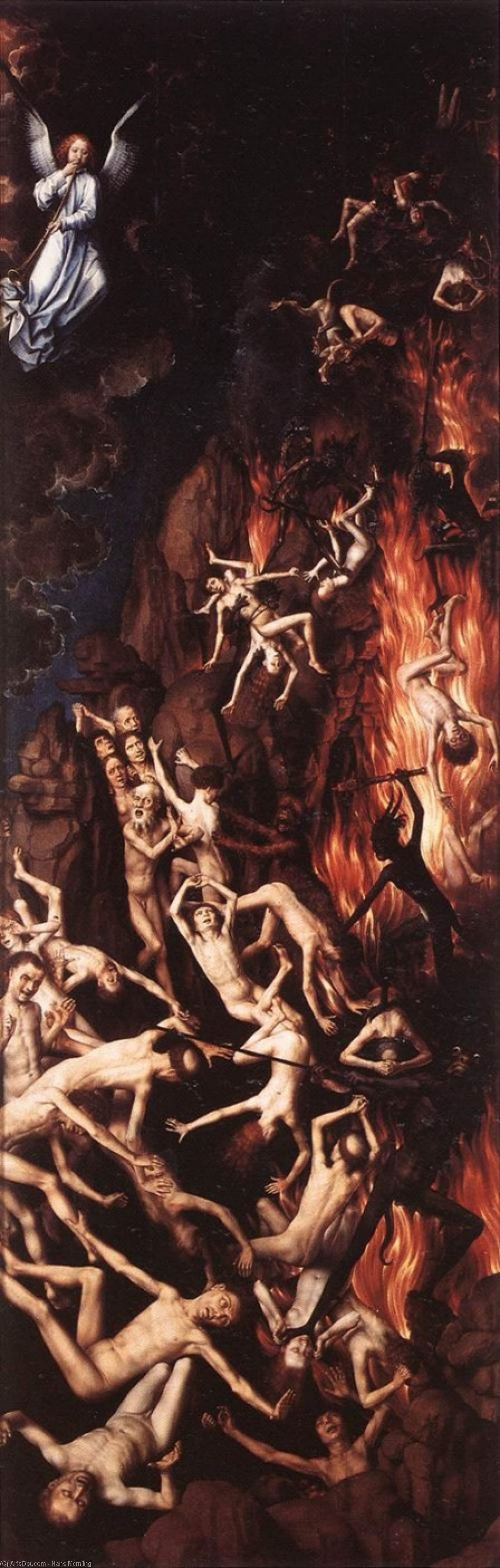 Wikioo.org - The Encyclopedia of Fine Arts - Painting, Artwork by Hans Memling - last judgment triptych (detail - (9))