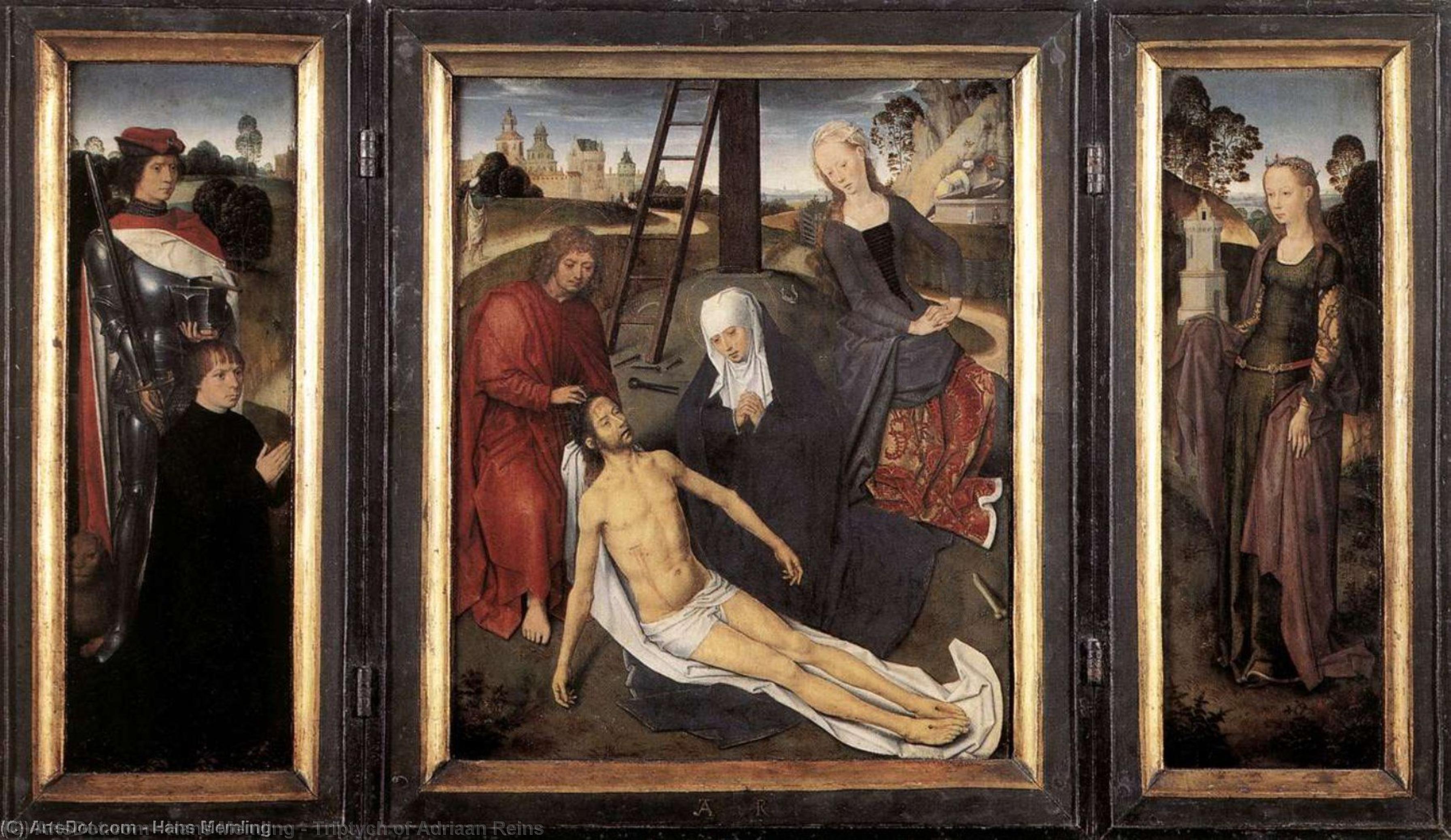 Wikioo.org - The Encyclopedia of Fine Arts - Painting, Artwork by Hans Memling - Triptych of Adriaan Reins