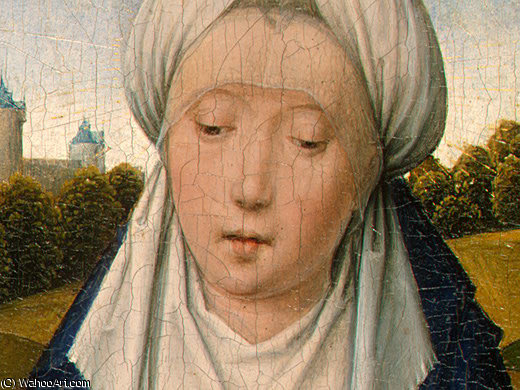Wikioo.org - The Encyclopedia of Fine Arts - Painting, Artwork by Hans Memling - saint veronica (detalj 1) -