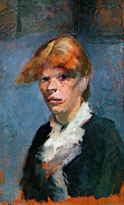 WikiOO.org - Encyclopedia of Fine Arts - Maleri, Artwork Henri De Toulouse Lautrec - Carmen la Rousse Sun