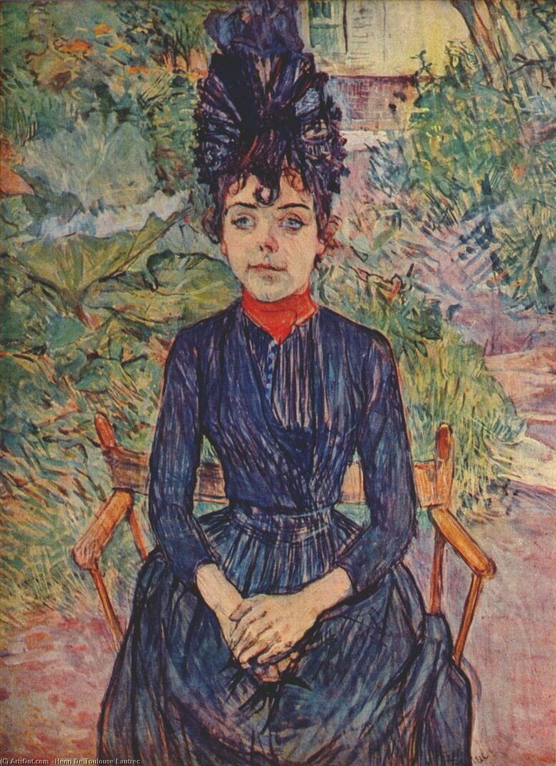 Wikioo.org - The Encyclopedia of Fine Arts - Painting, Artwork by Henri De Toulouse Lautrec - justine dieuhl
