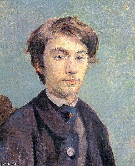 Wikioo.org – L'Encyclopédie des Beaux Arts - Peinture, Oeuvre de Henri De Toulouse Lautrec - Portrait de l artiste Emile Bernard