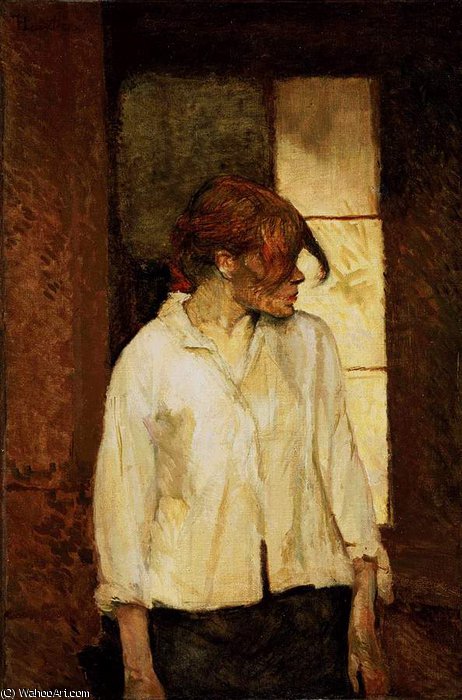Wikioo.org - The Encyclopedia of Fine Arts - Painting, Artwork by Henri De Toulouse Lautrec - Rosa la Rouge