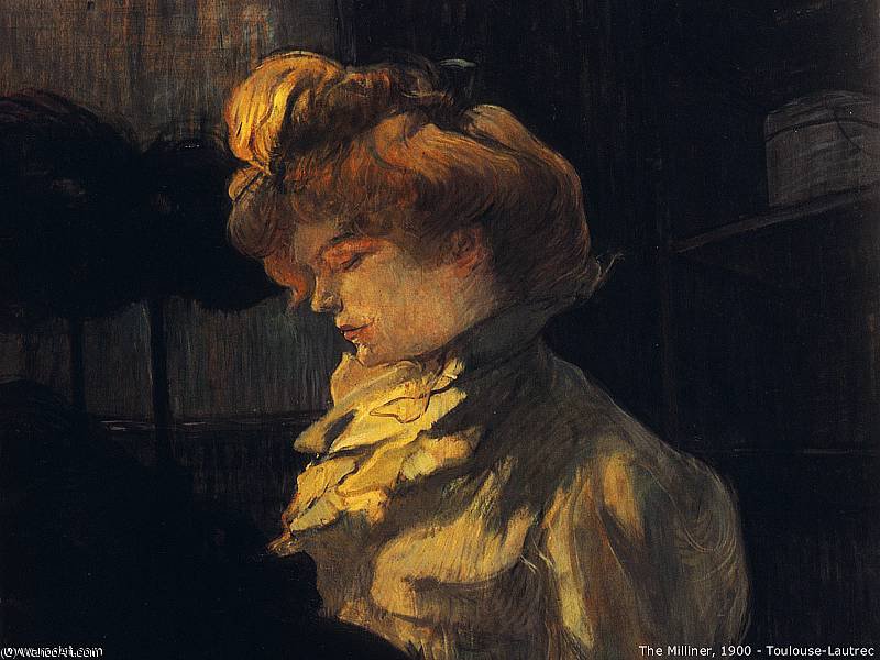 Wikioo.org – L'Encyclopédie des Beaux Arts - Peinture, Oeuvre de Henri De Toulouse Lautrec - La modiste