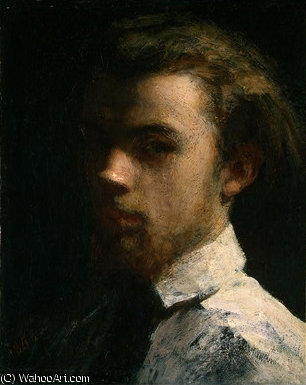 WikiOO.org - Enciklopedija dailės - Tapyba, meno kuriniai Henri Fantin Latour - self portrait