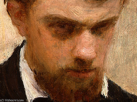 WikiOO.org - Εγκυκλοπαίδεια Καλών Τεχνών - Ζωγραφική, έργα τέχνης Henri Fantin Latour - self portrait (detail 3) -