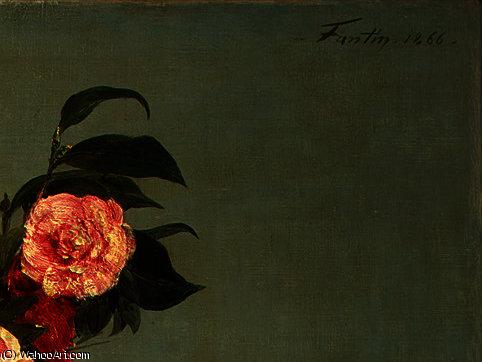 WikiOO.org - Encyclopedia of Fine Arts - Maľba, Artwork Henri Fantin Latour - still life (detail - )
