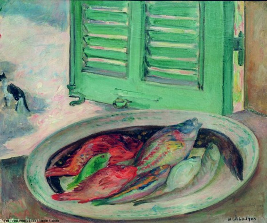 Wikioo.org – La Enciclopedia de las Bellas Artes - Pintura, Obras de arte de Henri Fantin Latour - naturaleza muerta