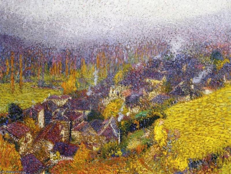 Wikioo.org - Bách khoa toàn thư về mỹ thuật - Vẽ tranh, Tác phẩm nghệ thuật Henri Jean Guillaume Martin - Autumn over Labastide du Vert