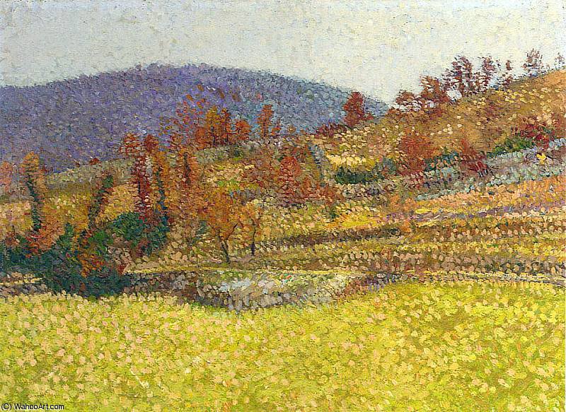 Wikioo.org - The Encyclopedia of Fine Arts - Painting, Artwork by Henri Jean Guillaume Martin - Chemin de Marquayrol