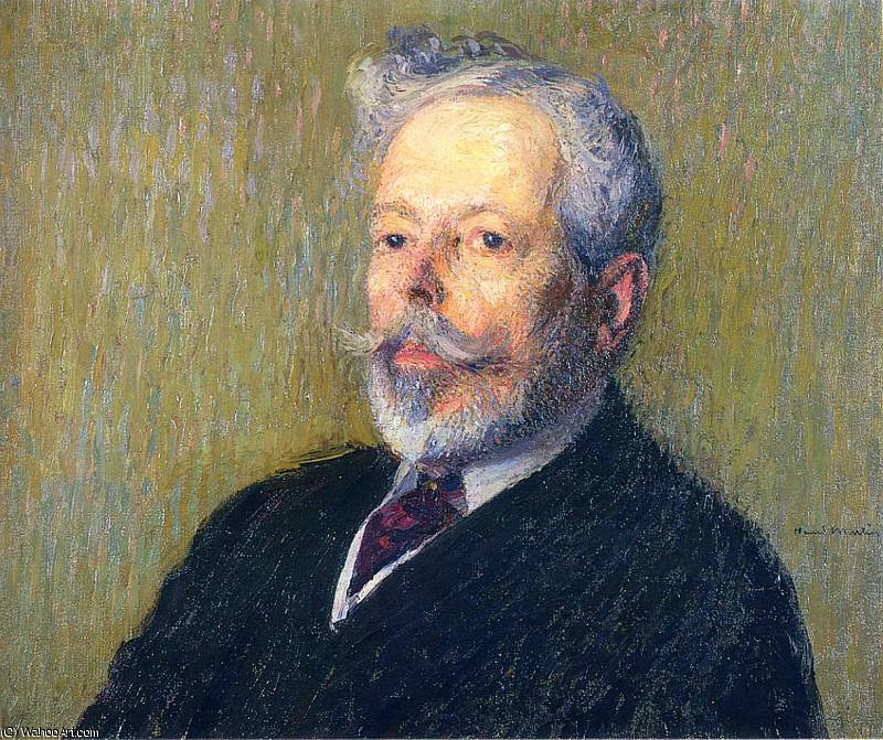 Wikioo.org - The Encyclopedia of Fine Arts - Painting, Artwork by Henri Jean Guillaume Martin - self portrait