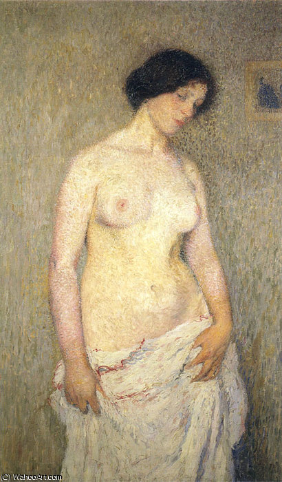 WikiOO.org - Güzel Sanatlar Ansiklopedisi - Resim, Resimler Henri Jean Guillaume Martin - jeune femme nue