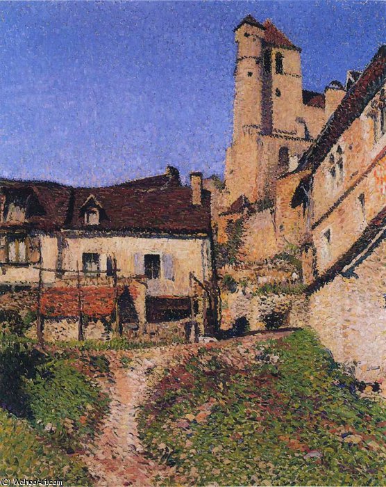 Wikioo.org - The Encyclopedia of Fine Arts - Painting, Artwork by Henri Jean Guillaume Martin - Le Coin du Village