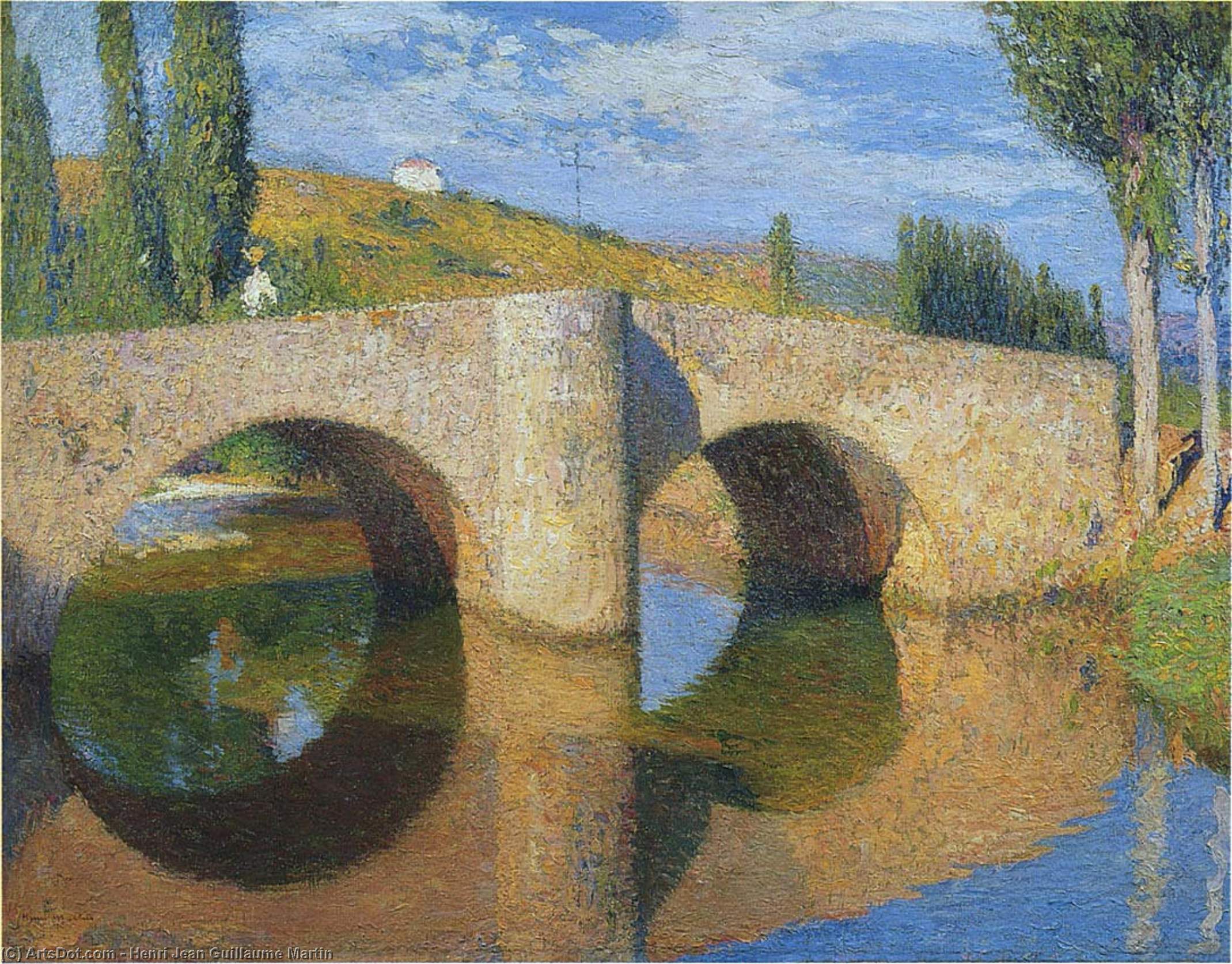 Wikioo.org - The Encyclopedia of Fine Arts - Painting, Artwork by Henri Jean Guillaume Martin - Le Pont du Labastide