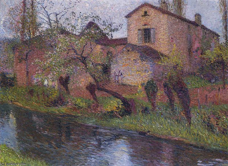 Wikioo.org - The Encyclopedia of Fine Arts - Painting, Artwork by Henri Jean Guillaume Martin - Maison de Marie Louise