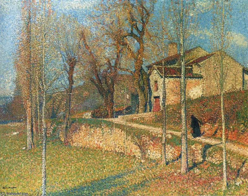 Wikioo.org - The Encyclopedia of Fine Arts - Painting, Artwork by Henri Jean Guillaume Martin - Near Colliure in Twilight