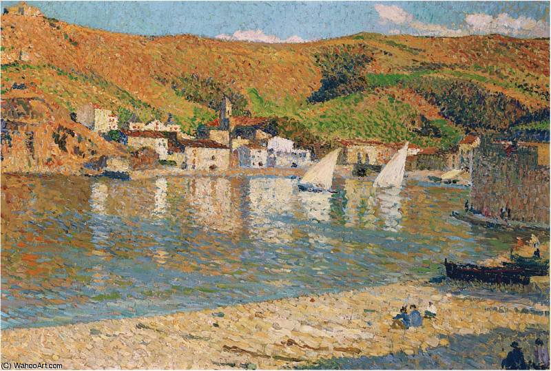Wikioo.org - The Encyclopedia of Fine Arts - Painting, Artwork by Henri Jean Guillaume Martin - port collioure
