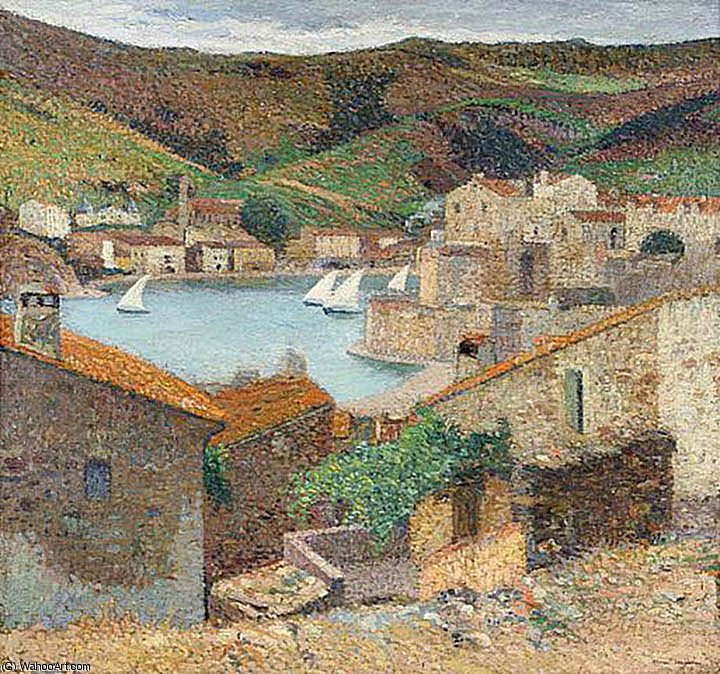 Wikioo.org - The Encyclopedia of Fine Arts - Painting, Artwork by Henri Jean Guillaume Martin - port collioure