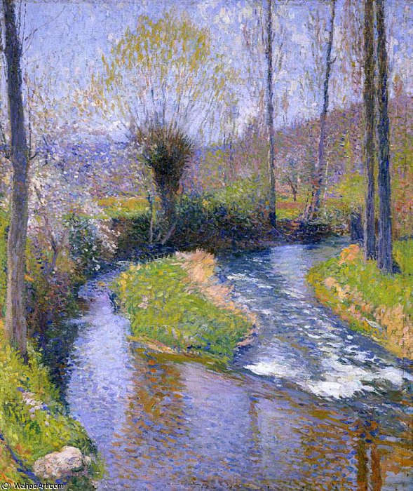 Wikioo.org - The Encyclopedia of Fine Arts - Painting, Artwork by Henri Jean Guillaume Martin - river vert