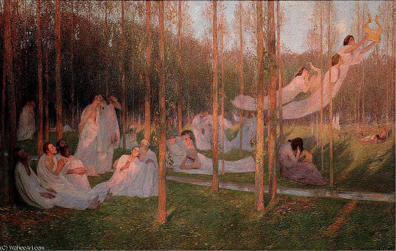 Wikioo.org - The Encyclopedia of Fine Arts - Painting, Artwork by Henri Jean Guillaume Martin - serenite