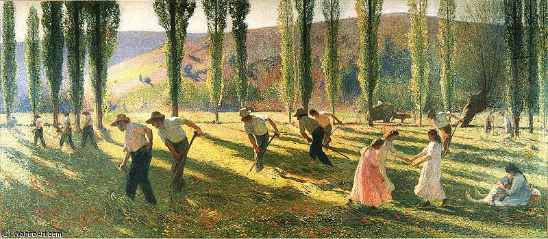 Wikioo.org - The Encyclopedia of Fine Arts - Painting, Artwork by Henri Jean Guillaume Martin - summer