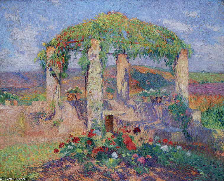 WikiOO.org - Encyclopedia of Fine Arts - Maľba, Artwork Henri Jean Guillaume Martin - The Beginning of Autumn