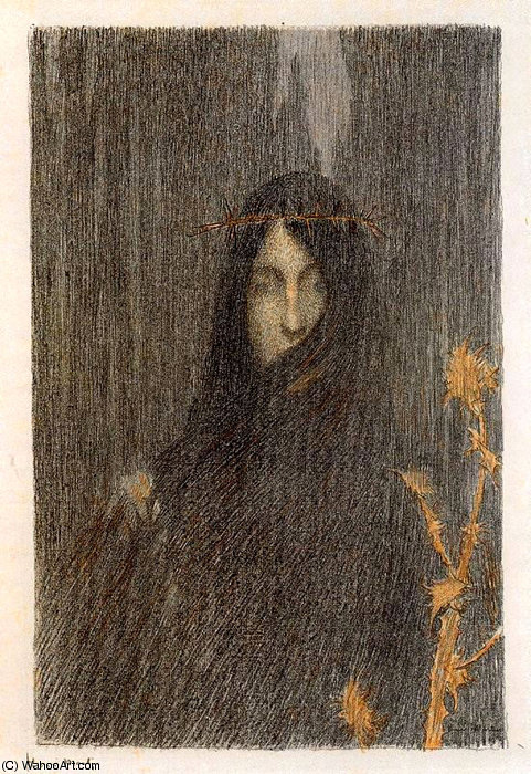 Wikioo.org - The Encyclopedia of Fine Arts - Painting, Artwork by Henri Jean Guillaume Martin - the silence