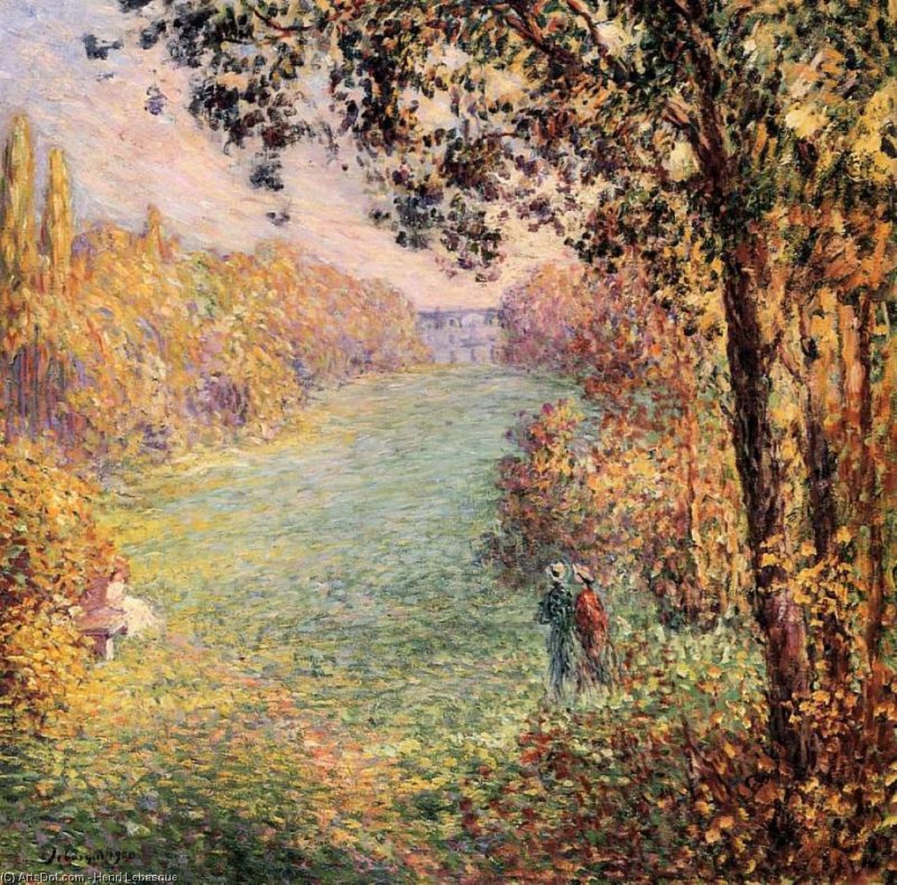 Wikioo.org - The Encyclopedia of Fine Arts - Painting, Artwork by Henri Lebasque - autumn