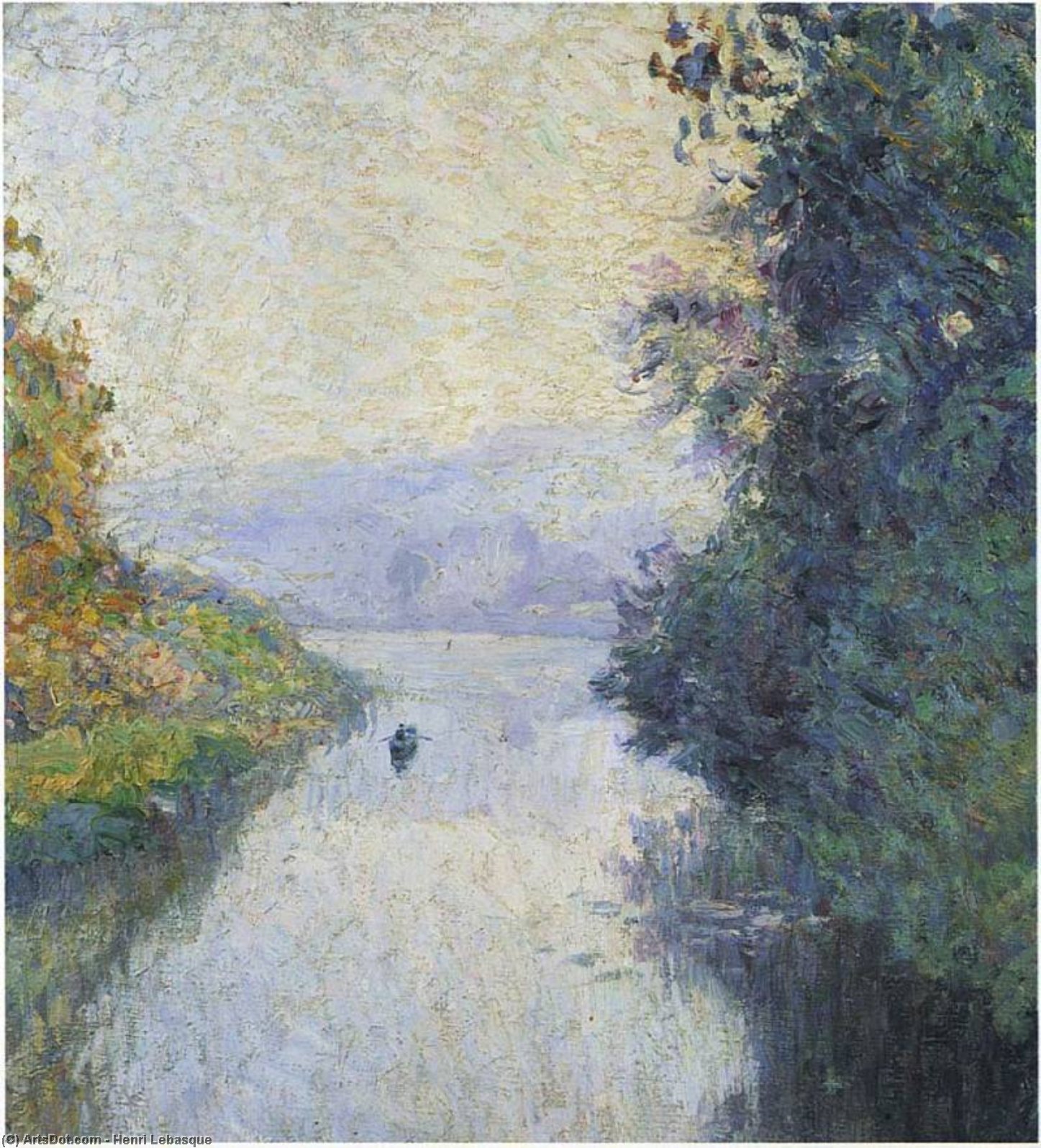 Wikioo.org - The Encyclopedia of Fine Arts - Painting, Artwork by Henri Lebasque - By the Marne