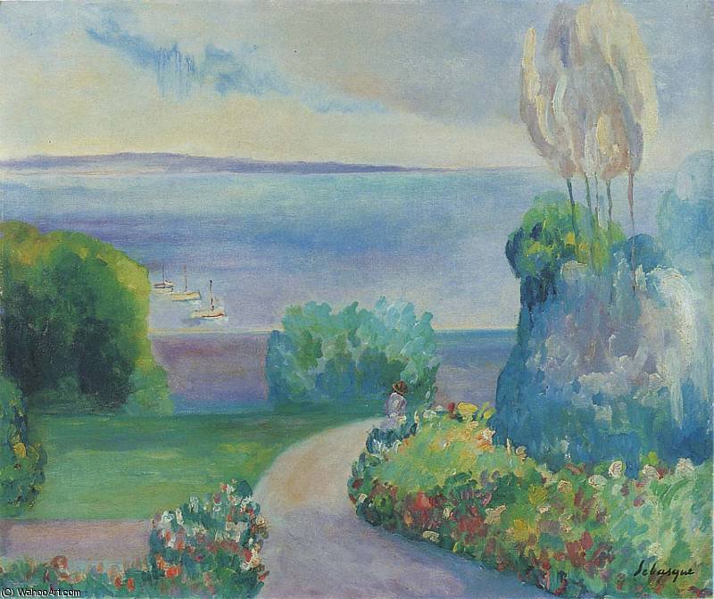 Wikioo.org - The Encyclopedia of Fine Arts - Painting, Artwork by Henri Lebasque - Landscape at Prefailles