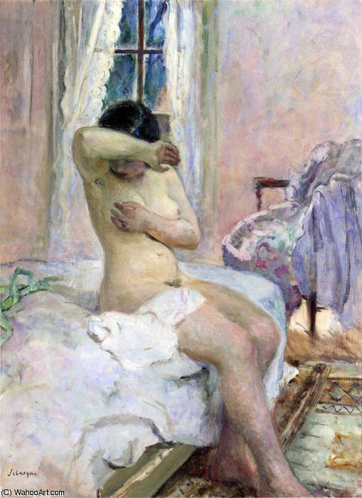 Wikioo.org - Bách khoa toàn thư về mỹ thuật - Vẽ tranh, Tác phẩm nghệ thuật Henri Lebasque - nude