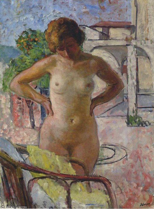 Wikioo.org – L'Enciclopedia delle Belle Arti - Pittura, Opere di Henri Lebasque - nudo in la provenza