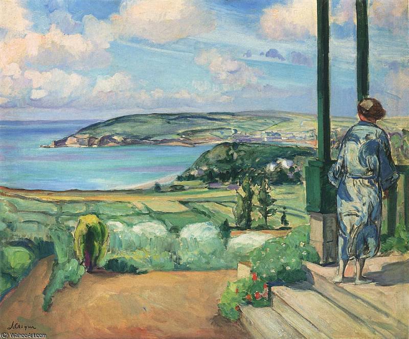 Wikioo.org - The Encyclopedia of Fine Arts - Painting, Artwork by Henri Lebasque - The Bay of Morgat