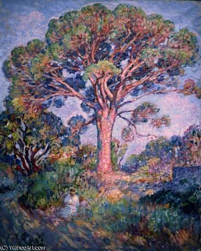 WikiOO.org - 백과 사전 - 회화, 삽화 Henri Lebasque - the pine tree