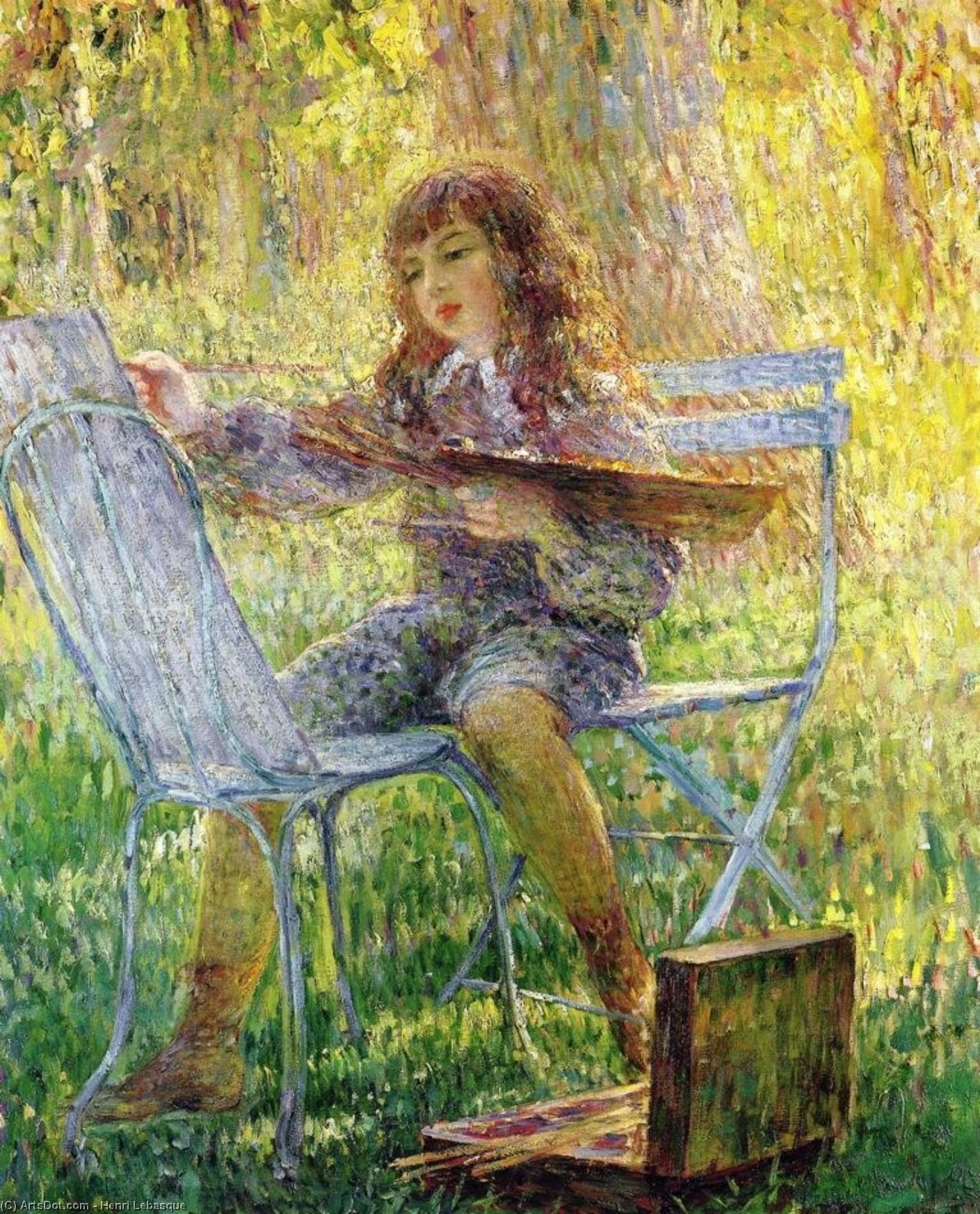 WikiOO.org - Encyclopedia of Fine Arts - Malba, Artwork Henri Lebasque - young painter