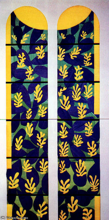 Wikoo.org - موسوعة الفنون الجميلة - اللوحة، العمل الفني Henri Matisse - L'Arbre de Vie