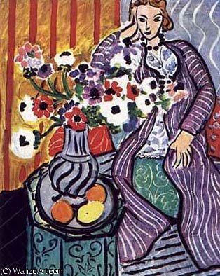 WikiOO.org - Encyclopedia of Fine Arts - Maalaus, taideteos Henri Matisse - Woman in Robe
