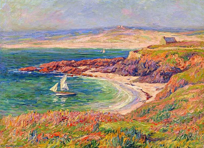 Wikioo.org - The Encyclopedia of Fine Arts - Painting, Artwork by Henri Moret - Baie de Trouville