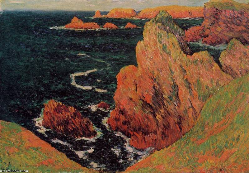 Wikioo.org - The Encyclopedia of Fine Arts - Painting, Artwork by Henri Moret - belle ile